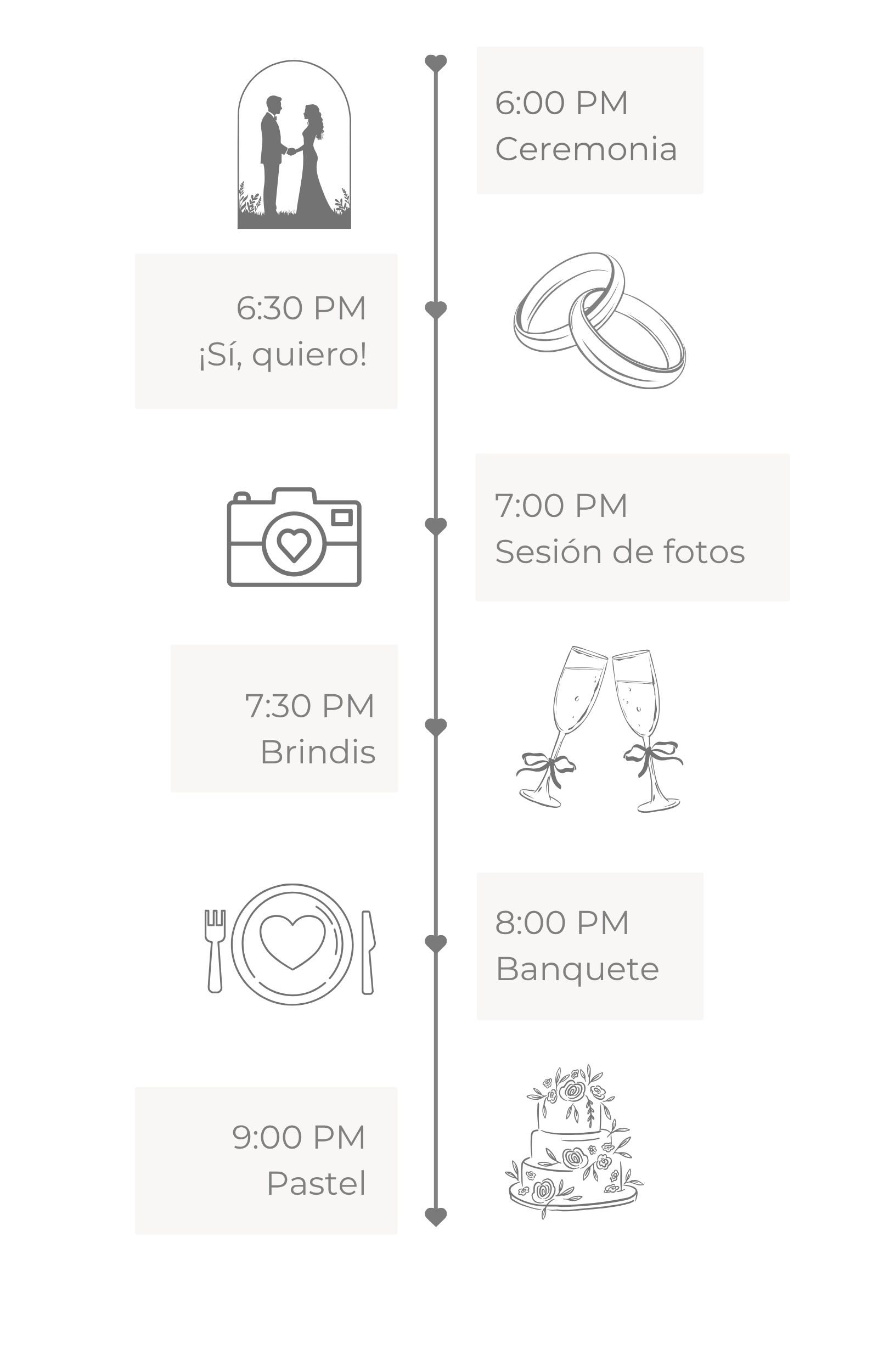 Documento A4 Programa boda casamiento flores elegante blanco (1600 x 2800 px) (11)