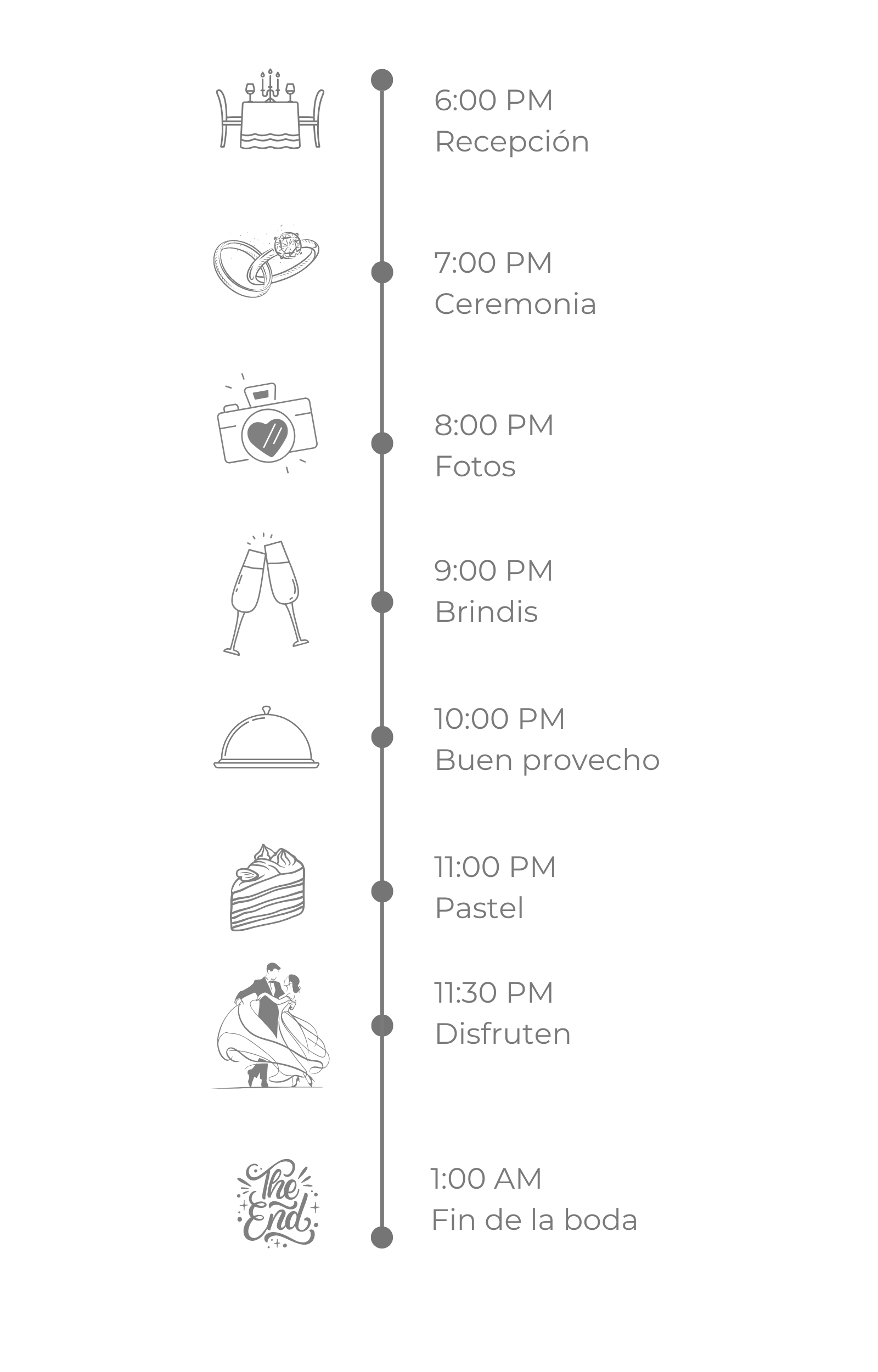 Documento A4 Programa boda casamiento flores elegante blanco (1600 x 2800 px) (35)