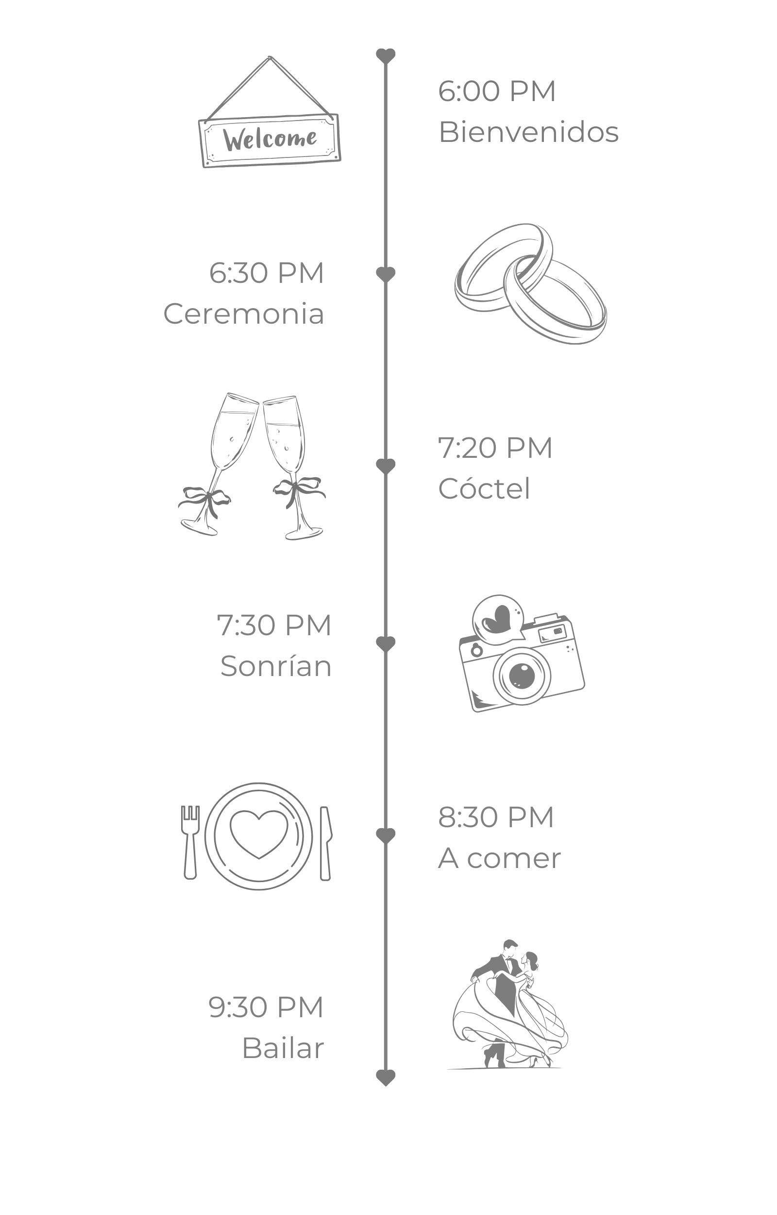 Documento A4 Programa boda casamiento flores elegante blanco (1600 x 2800 px) (41)