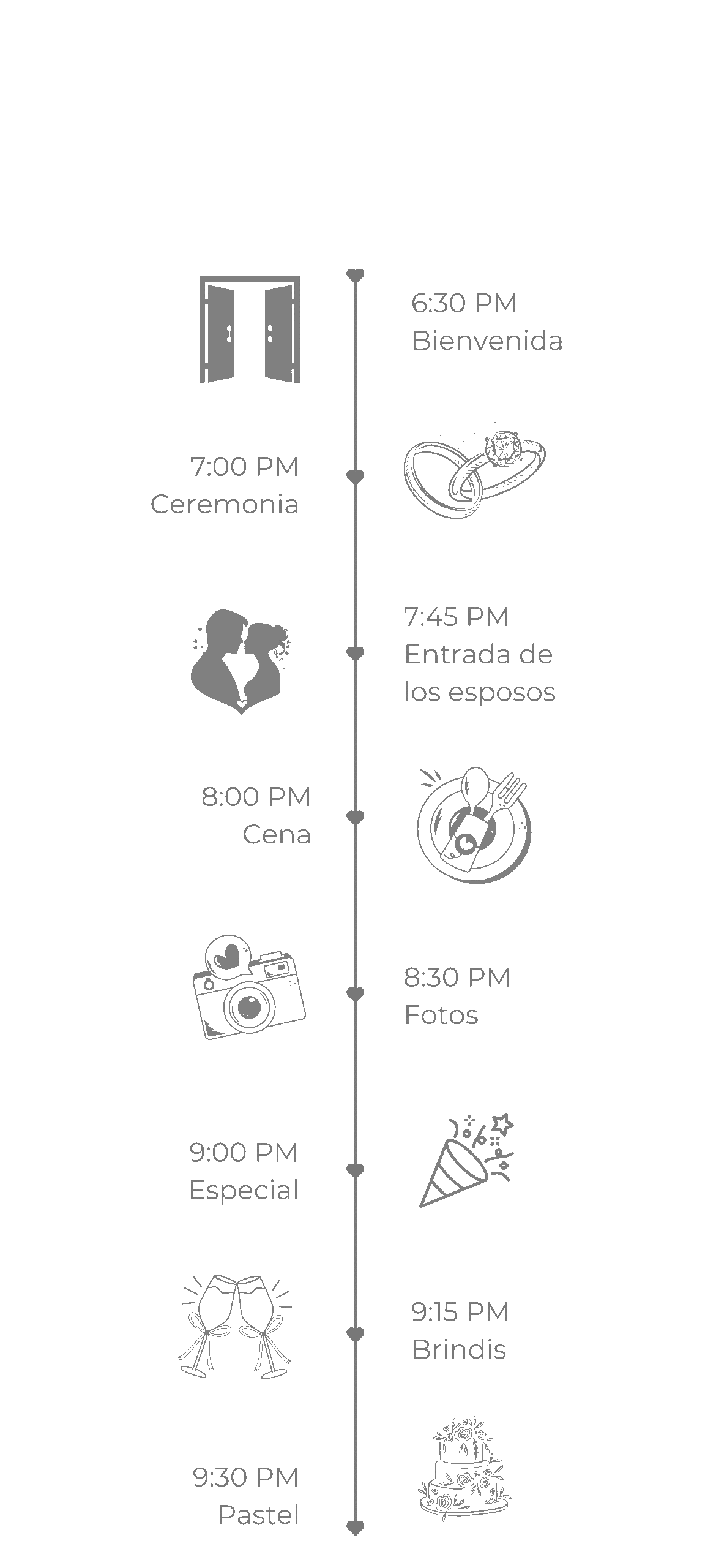 Documento A4 Programa boda casamiento flores elegante blanco (1600 x 2800 px) (1600 x 3000 px) (25)