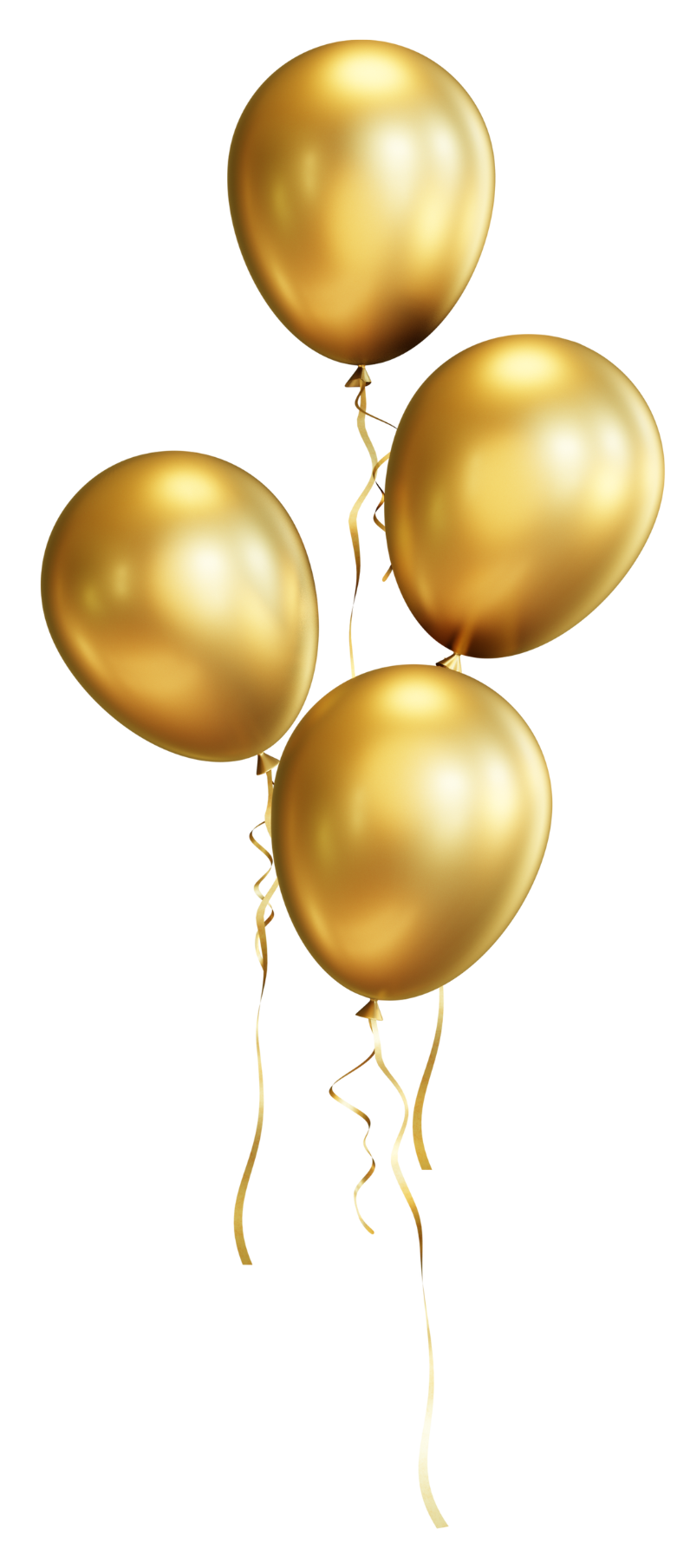 globos dorados