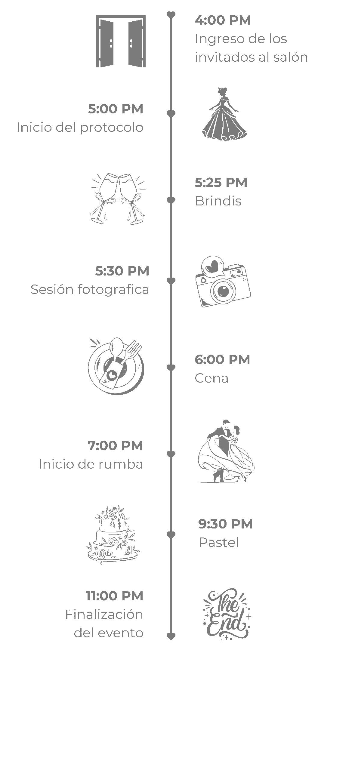 Documento A4 Programa boda casamiento flores elegante blanco (1600 x 2800 px) (1600 x 3000 px) (64)