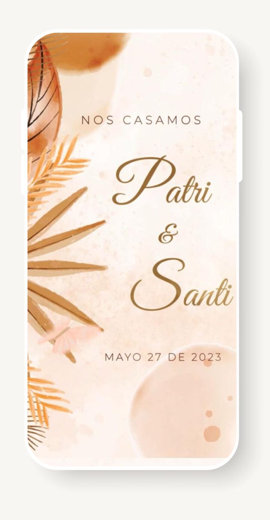 V0013 Color Terracota Durazno con Palmas